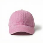 Açık Pembe Yıkamalı Gabardin Şapka