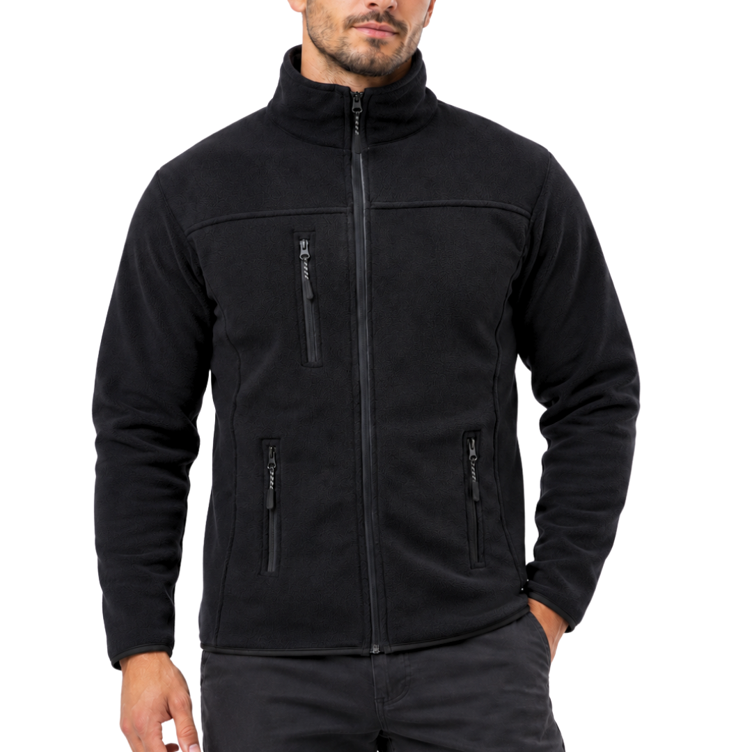 Siyah 3 Cepli Polar Sweatshirt