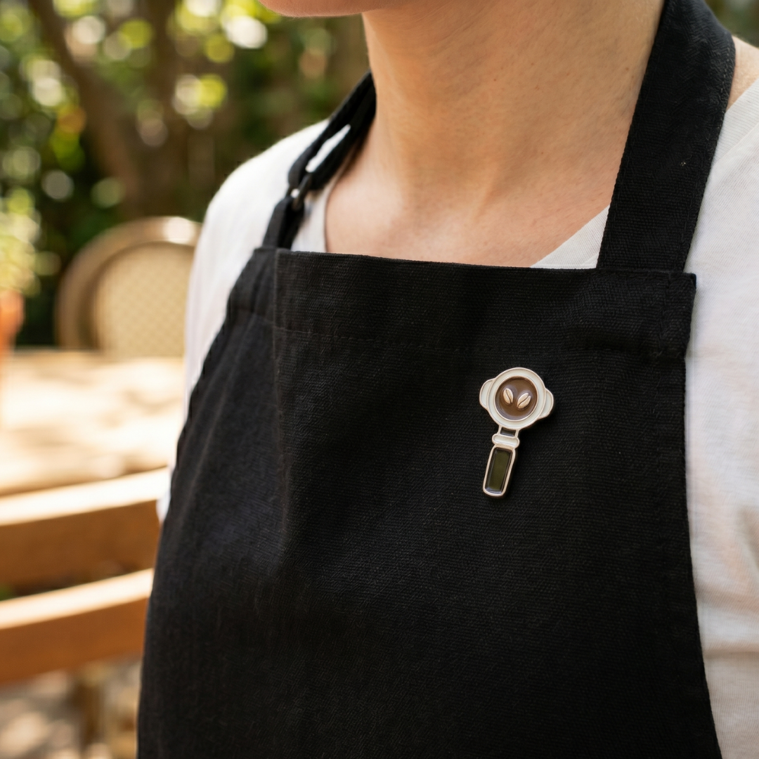 Kahve Temalı Rozetler - Coffee Spoon