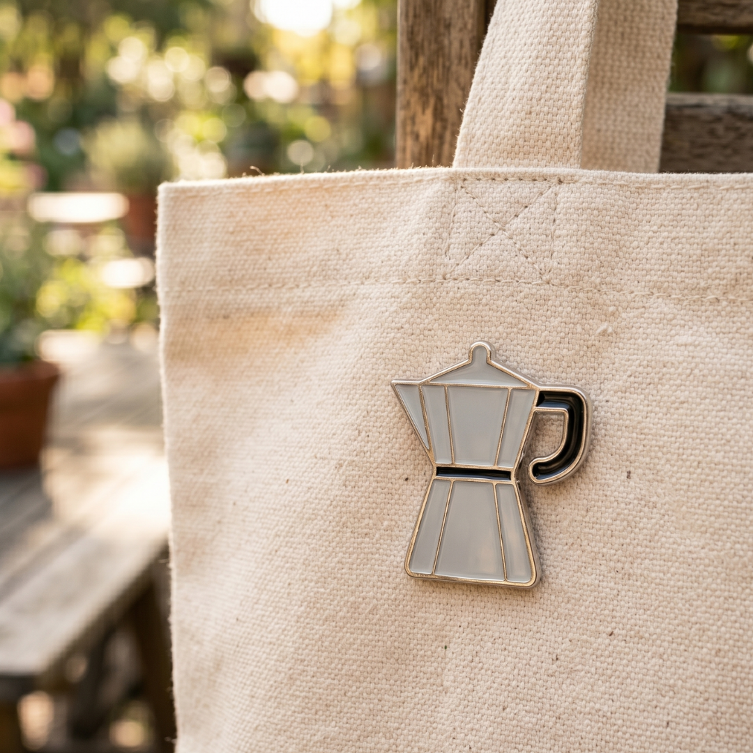 Kahve Temalı Rozetler - Moka Pot