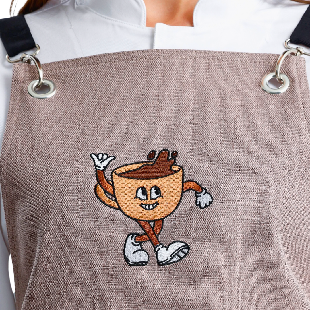 Temalı Önlükler - Life Begins After Coffee Taş