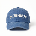 Overthinker - Mavi Yıkamalı Gabardin Şapka