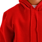 Kırmızı Kapüşonlu Sweatshirt