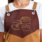Hazır Nakışlı Önlükler - Kahve Kruvasan