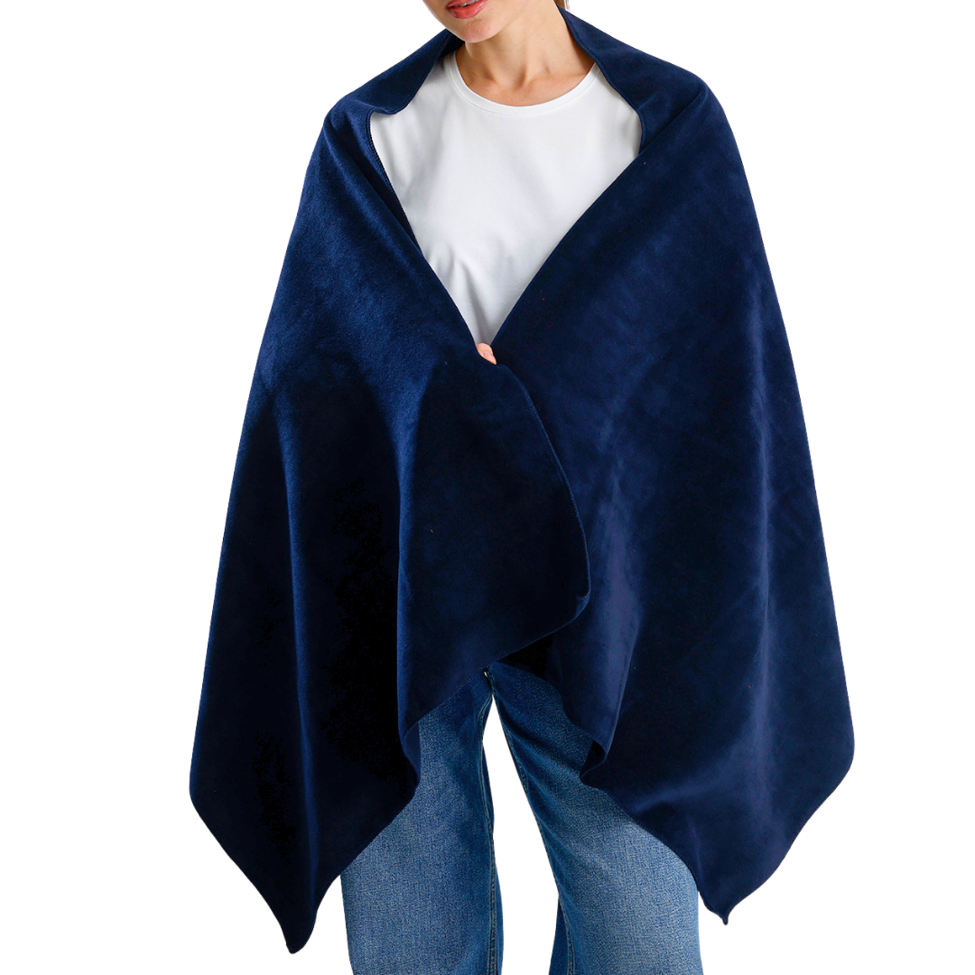 Lacivert Polar Şal