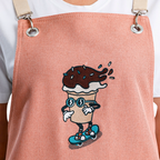 Hazır Nakışlı Önlükler - Dondurma Kırmızıbej