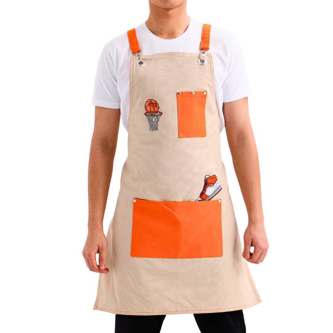Basketball Önlük - Ekru