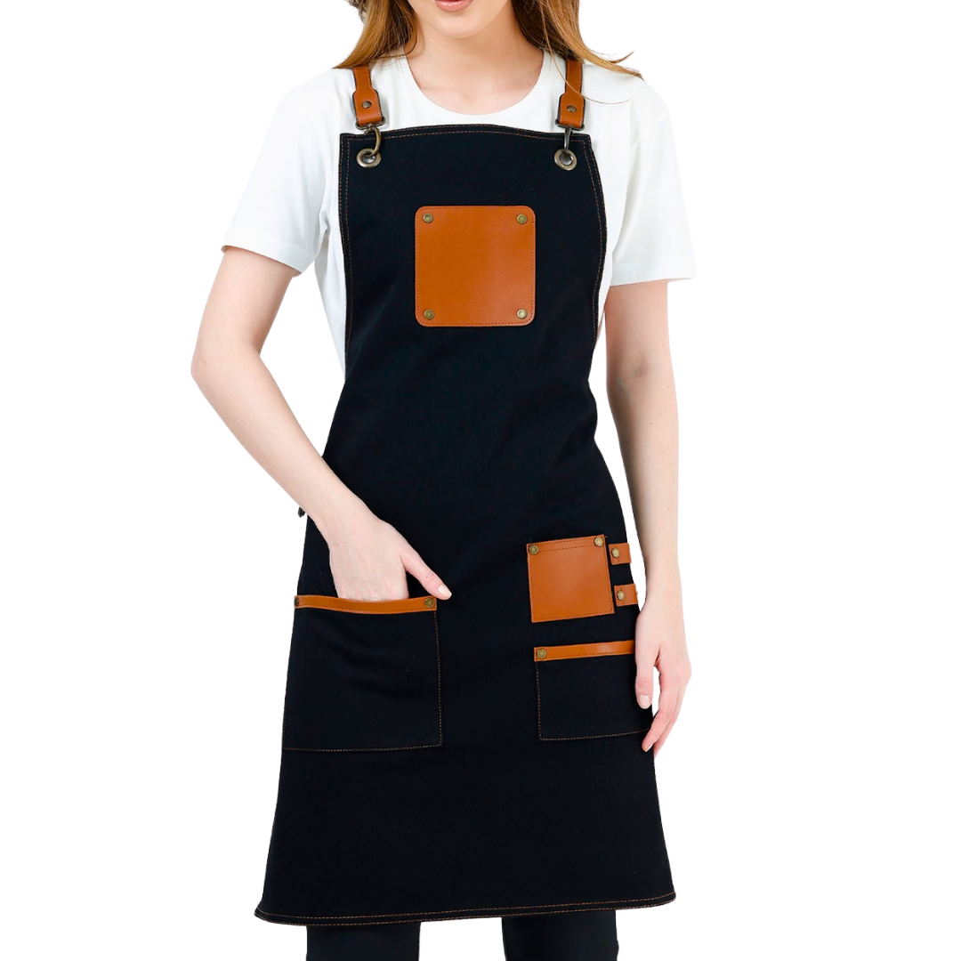 İstanbul Önlük - Siyah Kot (Denim)