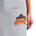 Hazır Nakışlı Önlükler - Dondurma Gümüş Gri