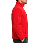 Kırmızı 3 Cepli Polar Sweatshirt