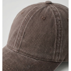 Kahverengi Yıkamalı Gabardin Şapka