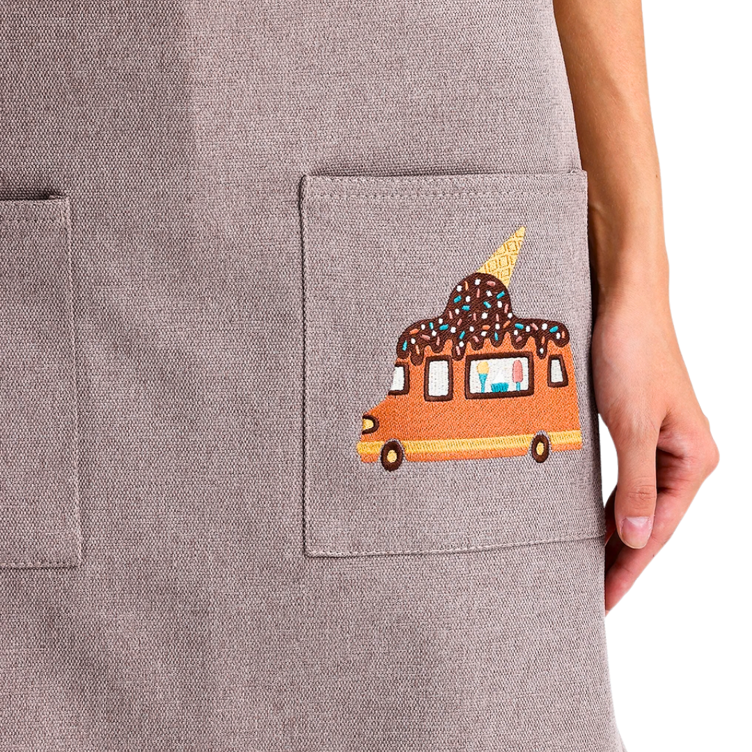 Temalı Önlükler - Dondurma Taş