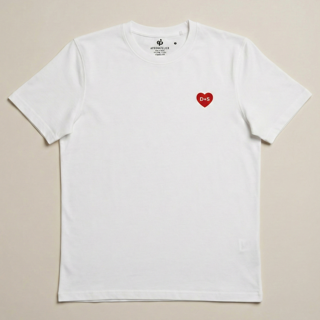 Kalp Baskılı T-shirt