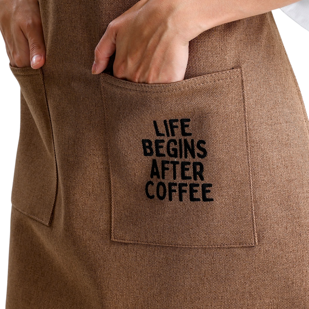 Temalı Önlükler - Life Begins After Coffee Sele