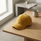 Sarı Yıkamalı Gabardin Şapka