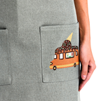 Hazır Nakışlı Önlükler - Dondurma Adaçayı Yeşili