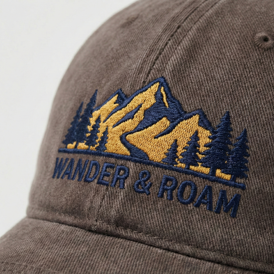 Kahverengi Yıkamalı Gabardin Şapka