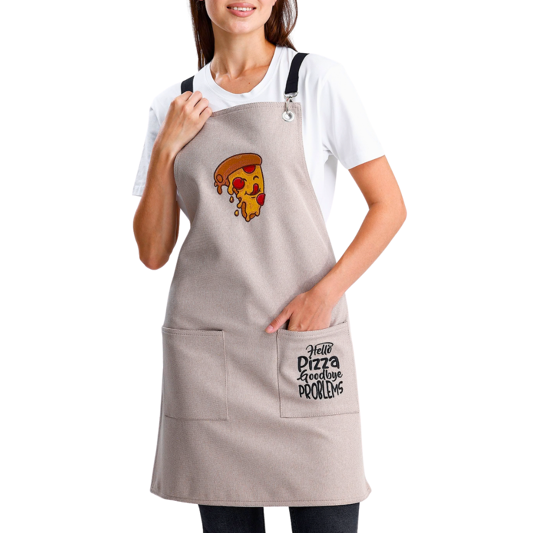 Temalı Önlükler - Pizza Kum Beji