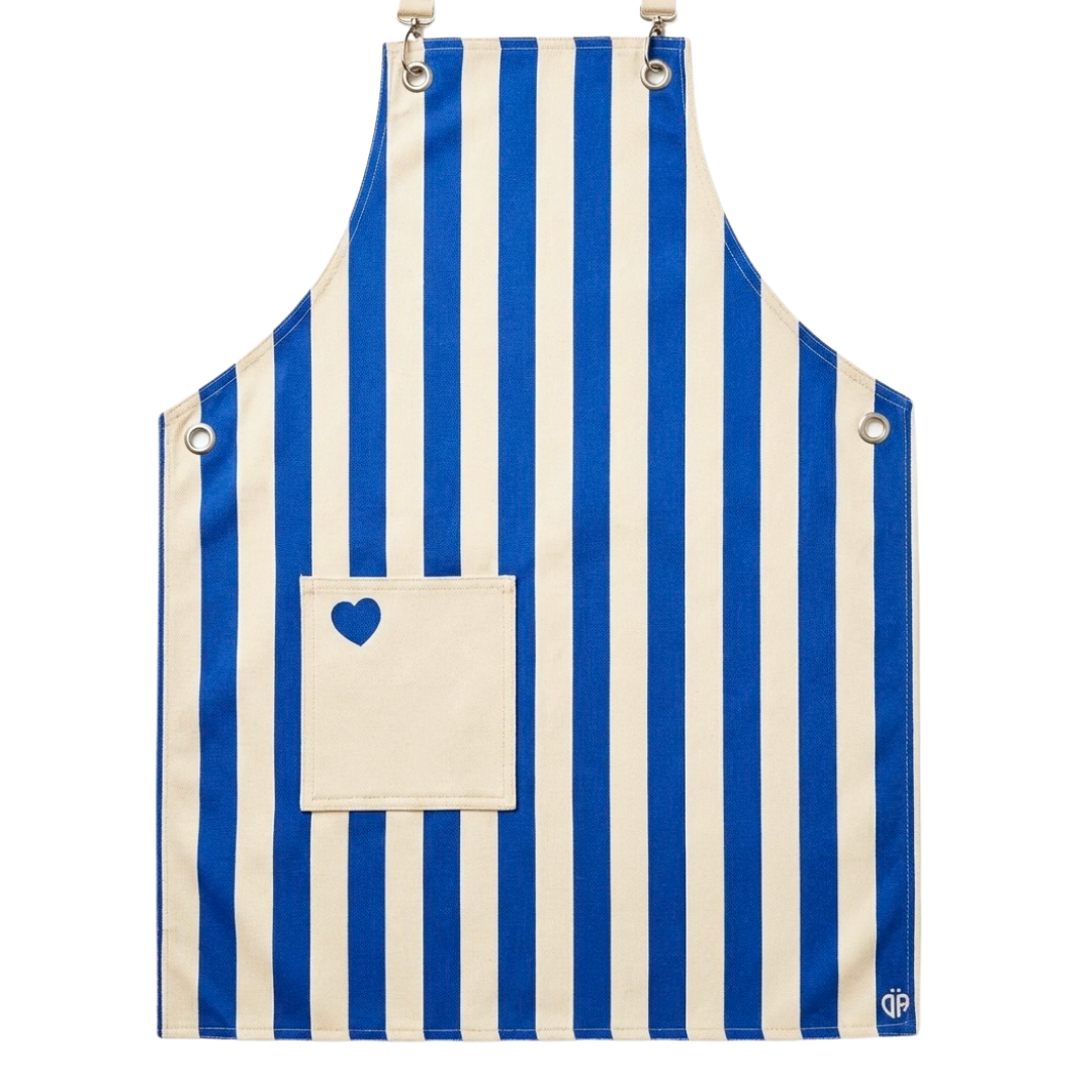Love Stripe Mavi Önlük