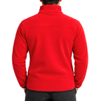 Kırmızı 3 Cepli Polar Sweatshirt