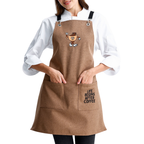 Hazır Nakışlı Önlükler - Life Begins After Coffee Sele