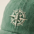 Yeşil Yıkamalı Gabardin Şapka