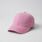 Açık Pembe Yıkamalı Gabardin Şapka