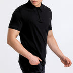 Siyah Polo Yaka T-shirt