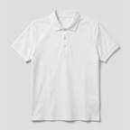 Beyaz Polo Yaka T-shirt