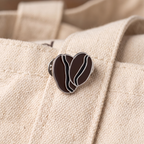 Kahve Temalı Rozetler - Coffee Bean