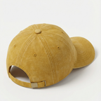 Sarı Yıkamalı Gabardin Şapka