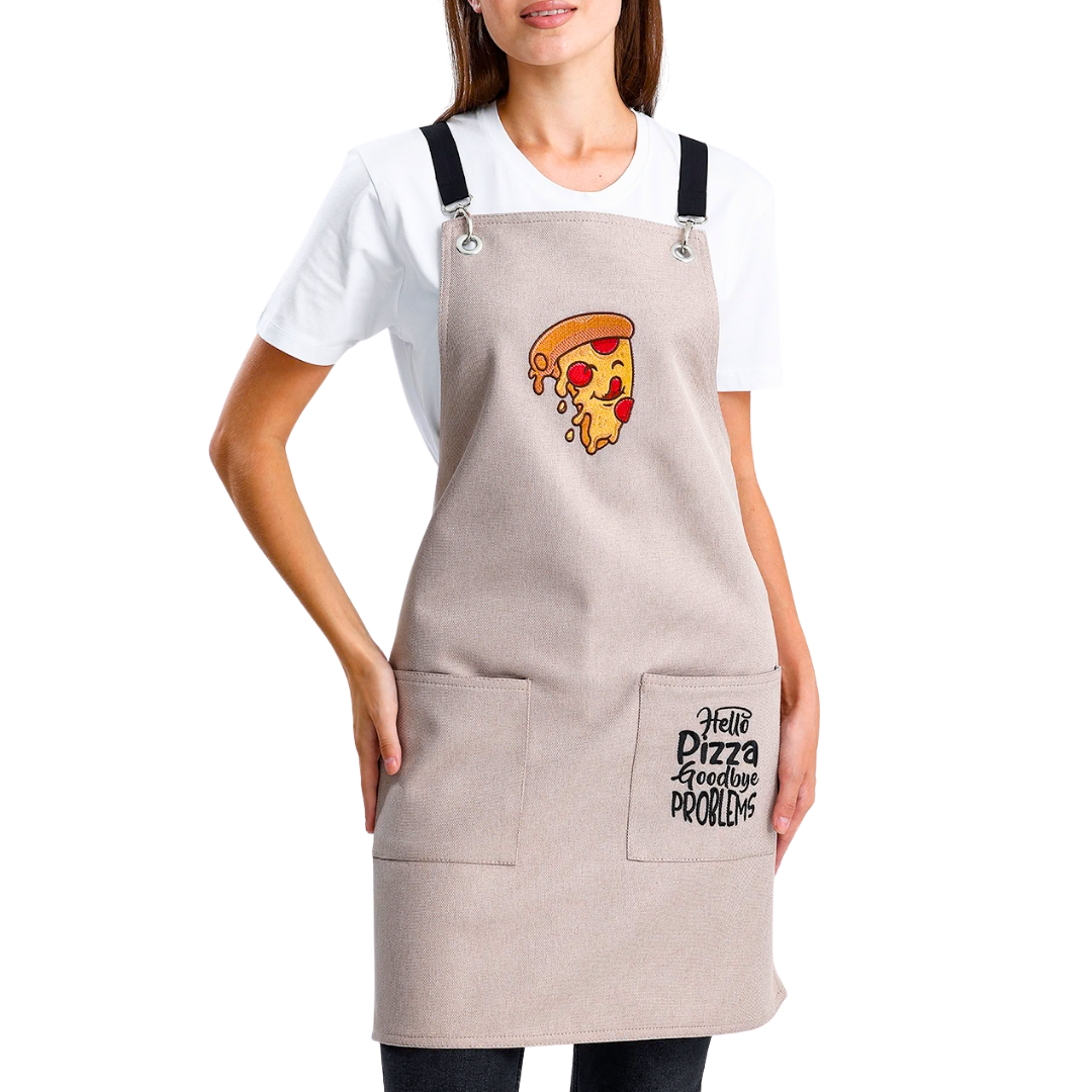 Temalı Önlükler - Pizza Kum Beji