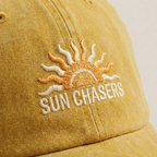 Sarı Yıkamalı Gabardin Şapka