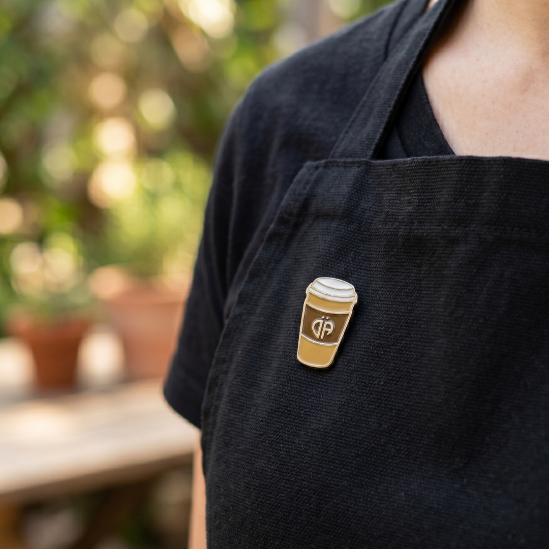 Kahve Temalı Rozetler - Coffee Cup
