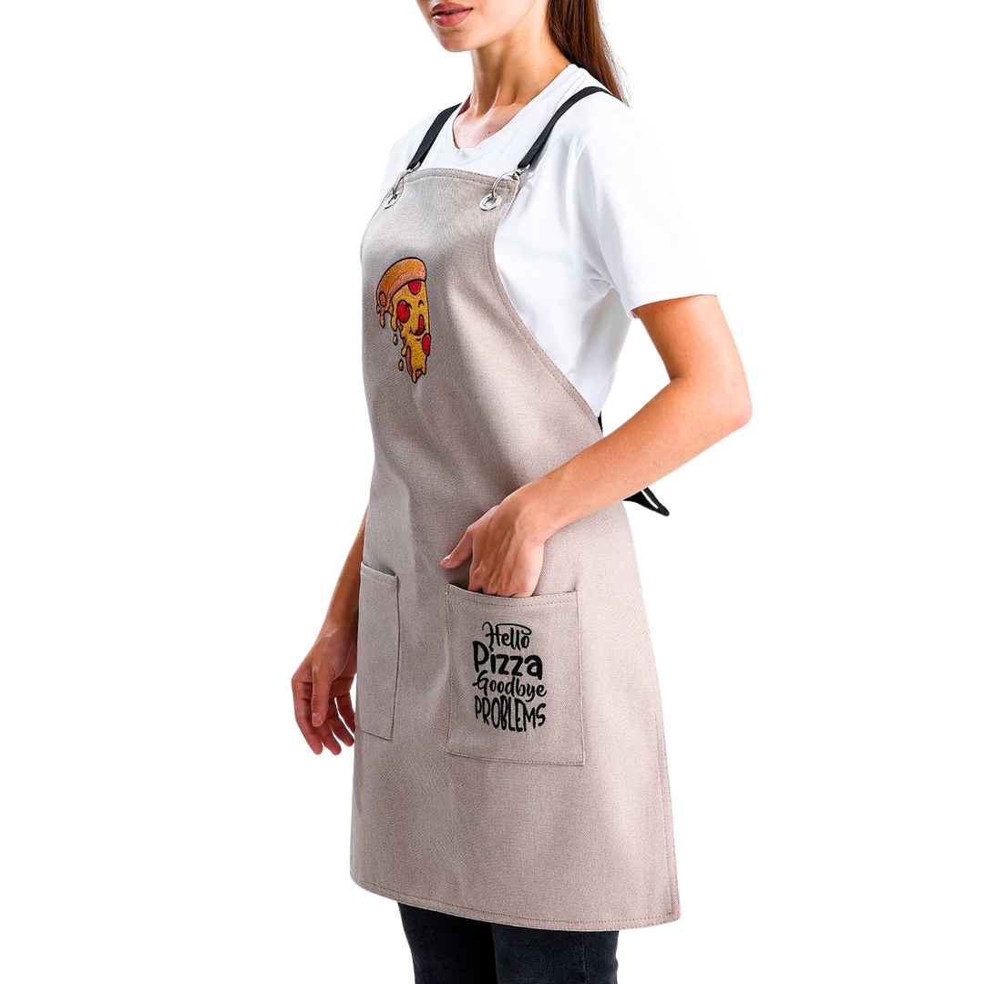 Temalı Önlükler - Pizza Kum Beji