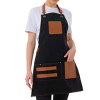 Madrid Önlük - Siyah Kot (Denim)