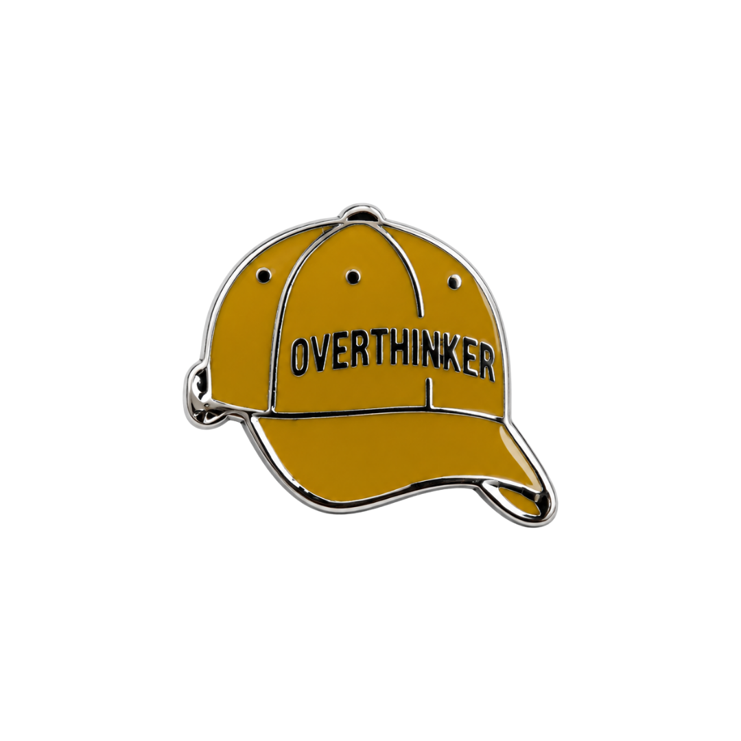 Rozetler - Sarı Overthinker Şapka