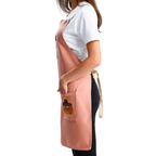 Hazır Nakışlı Önlükler - Dondurma Kırmızıbej