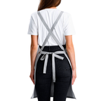 Hazır Nakışlı Önlükler - Dondurma Gümüş Gri