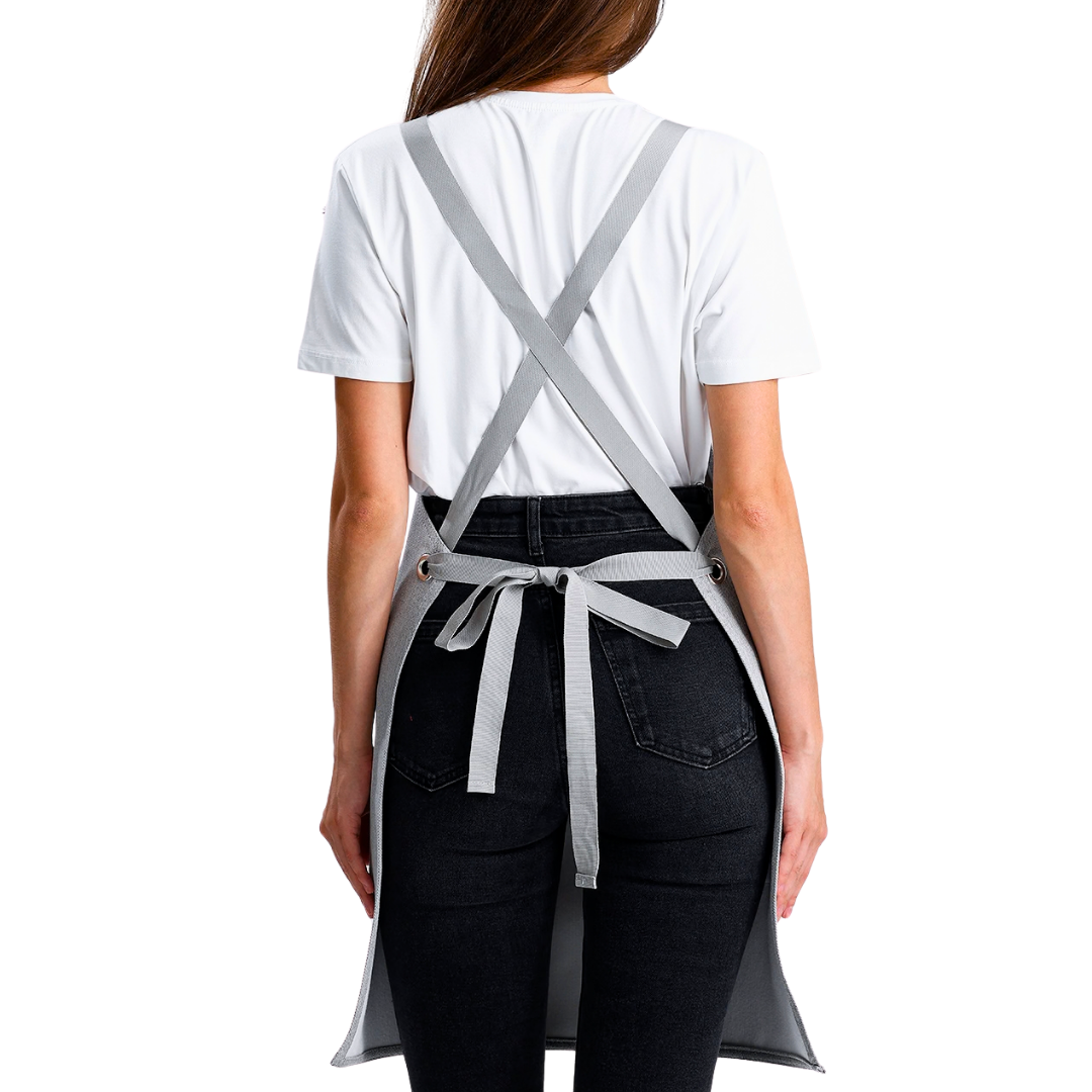 Hazır Nakışlı Önlükler - Dondurma Gümüş Gri