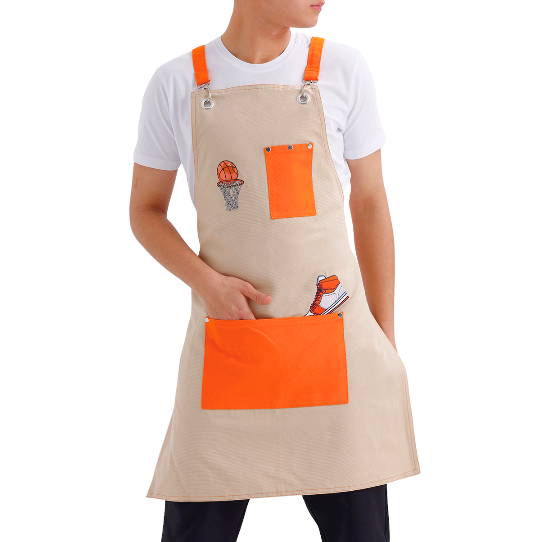 Basketball Önlük - Ekru