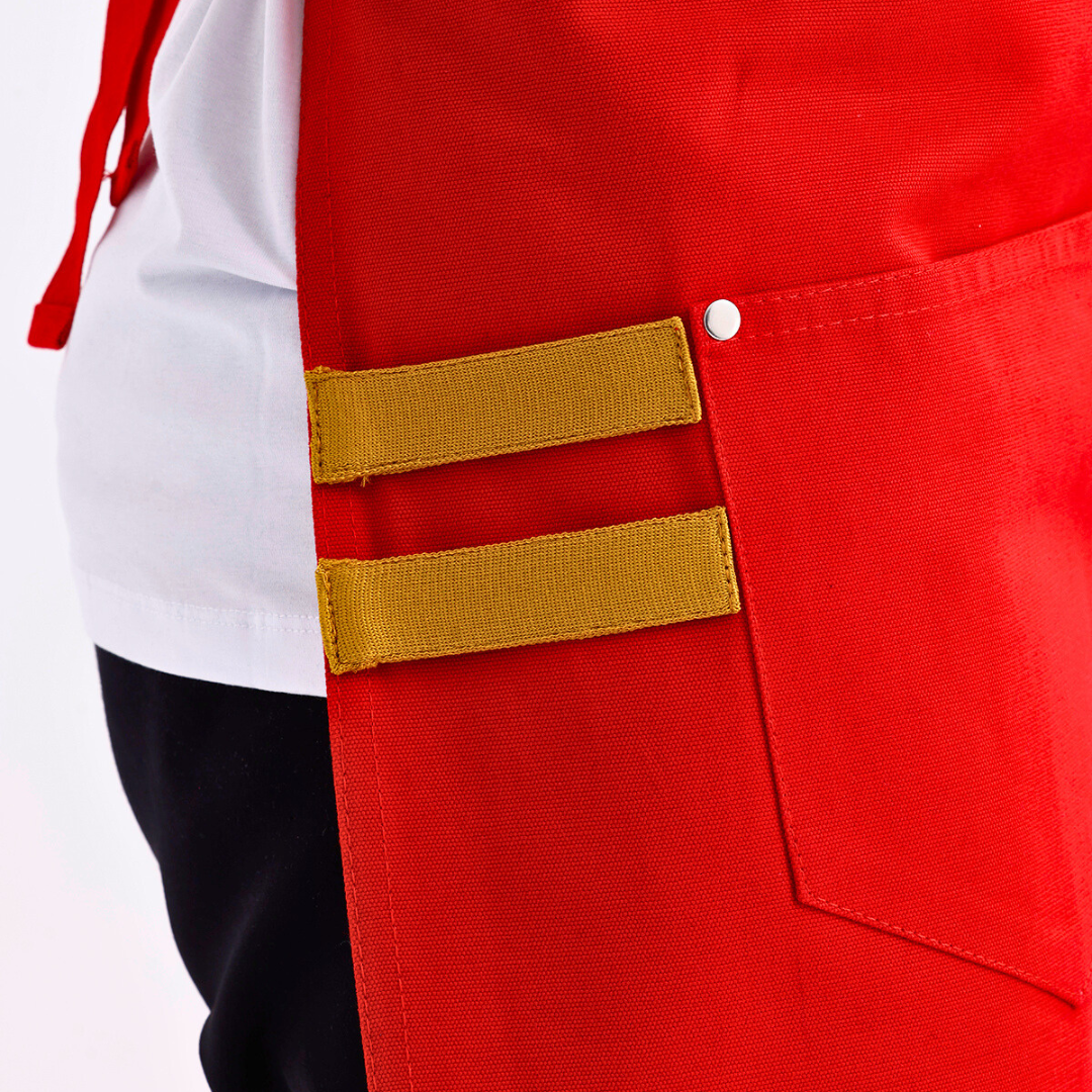 Ethiopia Önlük - Canlı Kırmızı