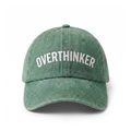 Overthinker - Yeşil Yıkamalı Gabardin Şapka