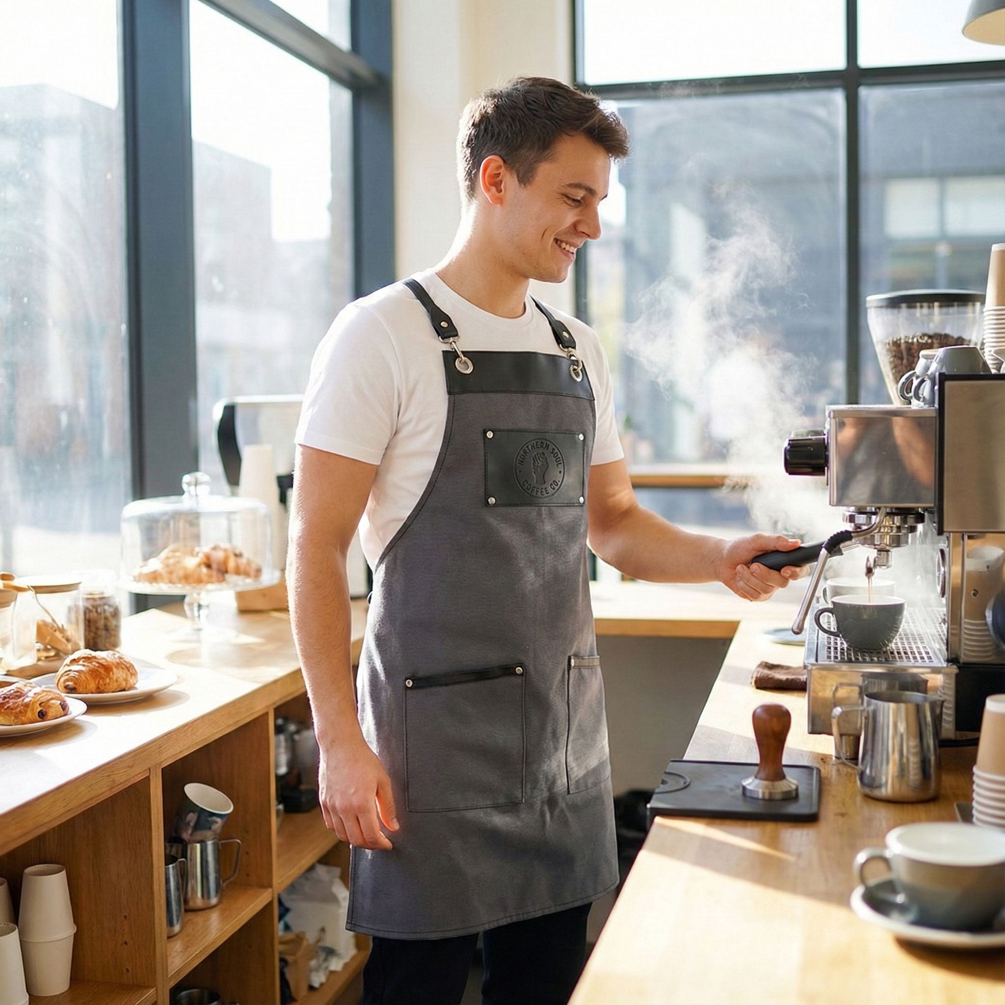 Amsterdam Önlük - Kömür Grisi