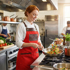 Amsterdam Önlük - Canlı Kırmızı