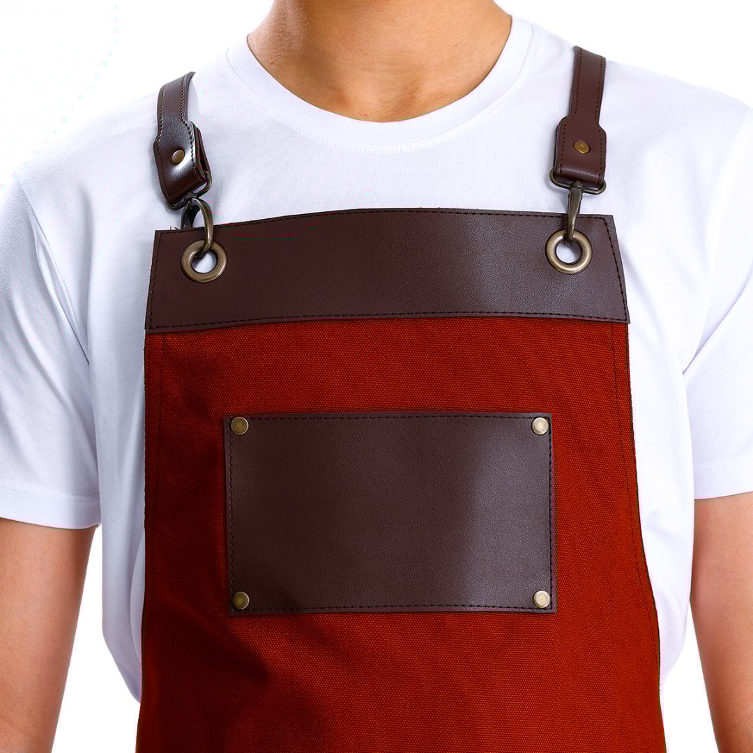 Amsterdam Önlük - Şarap Kırmızısı