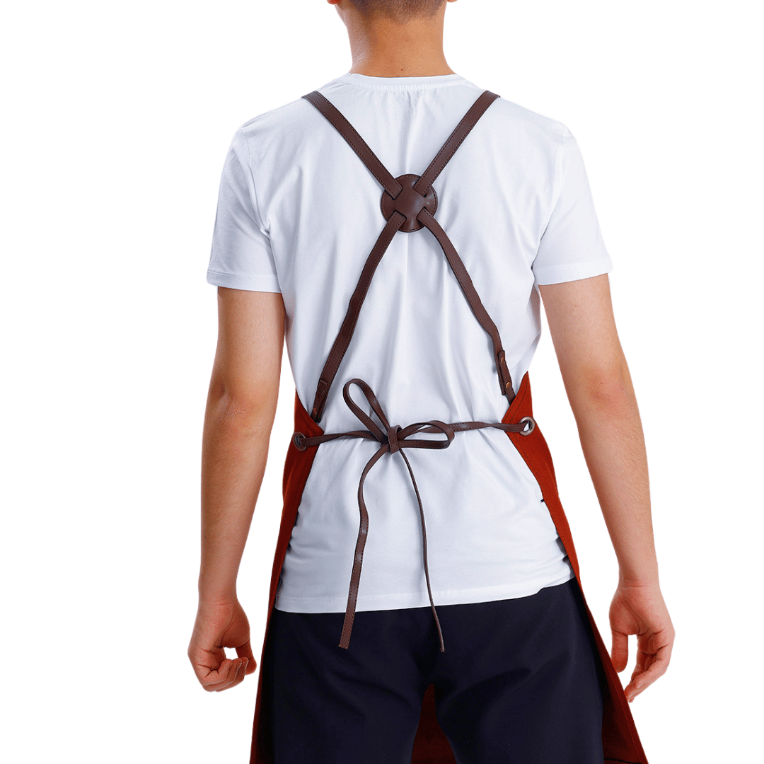 Amsterdam Önlük - Şarap Kırmızısı