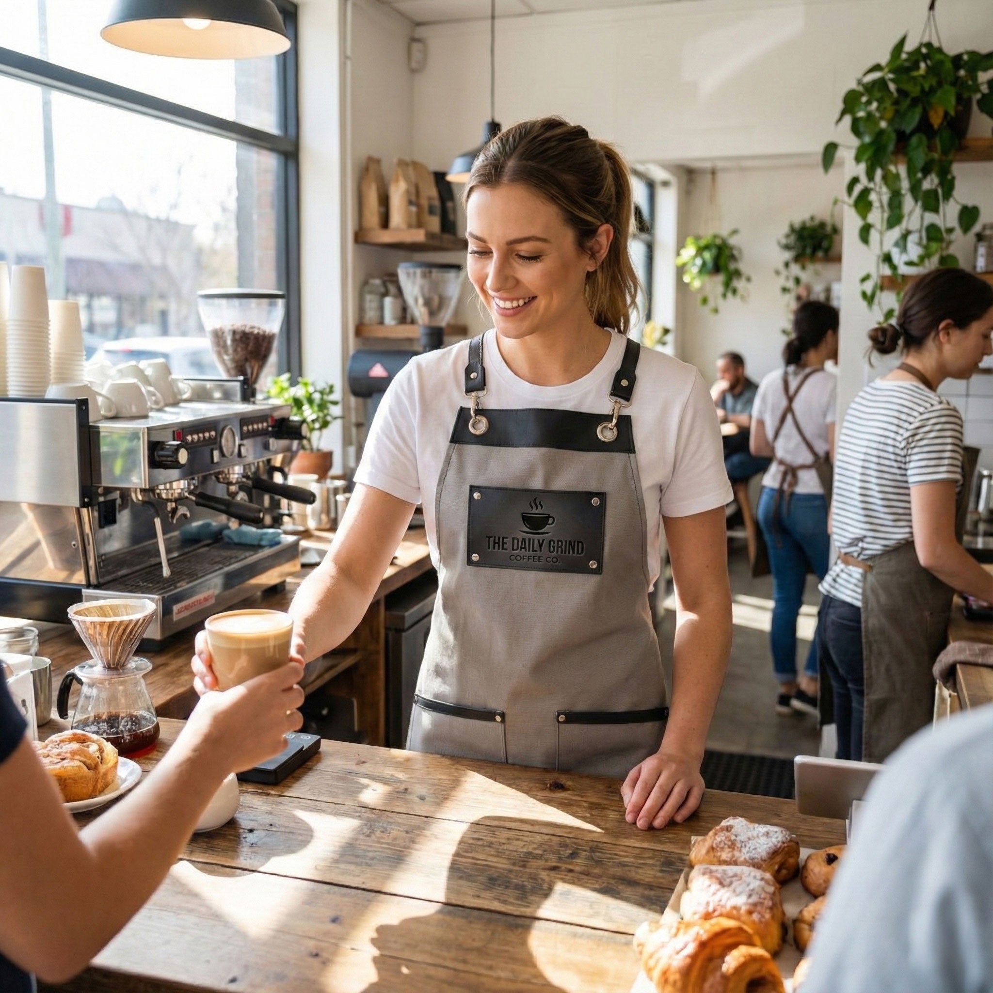 Amsterdam Önlük - Taş Gri