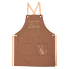 Bloom Önlük - Kırmızı Bej