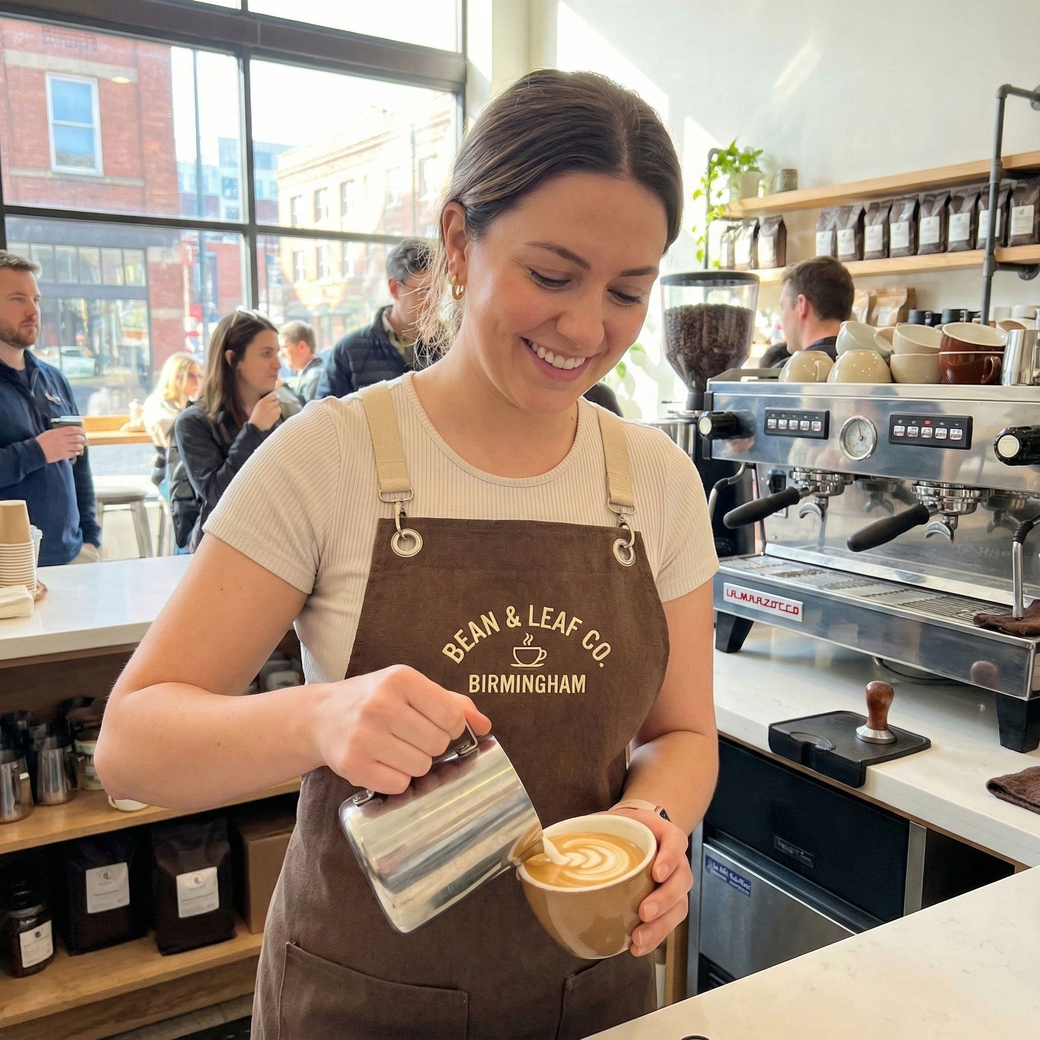 Berlin Önlük - Kahverengi